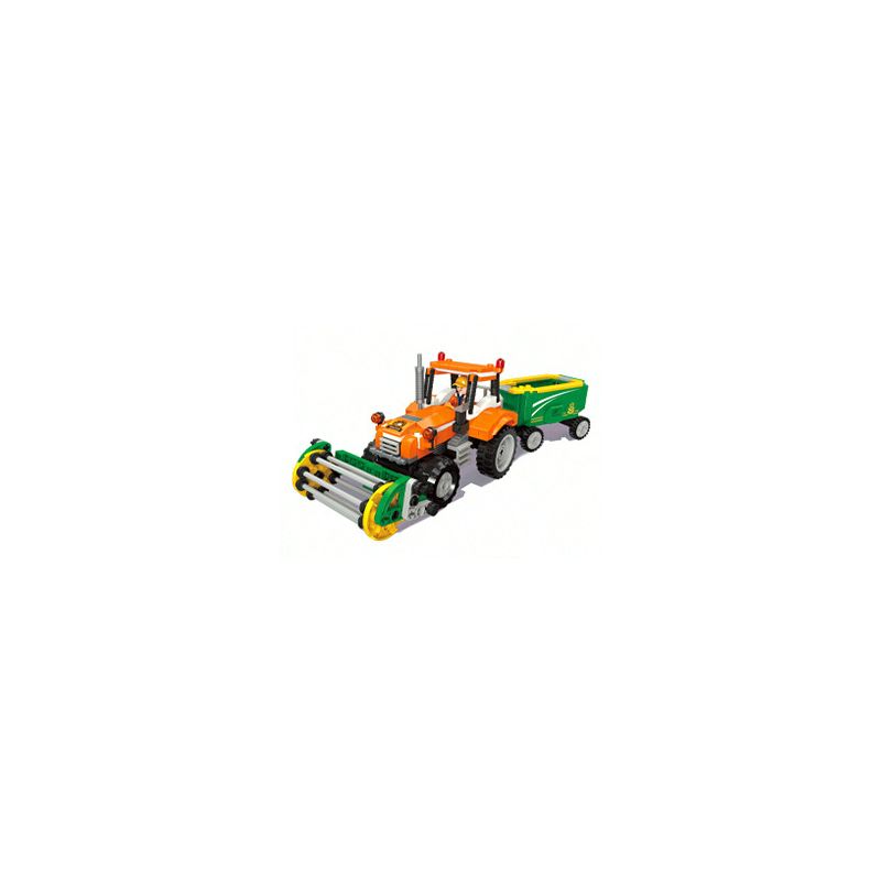 JIESTAR 51006 non Lego MÁY KÉO NÔNG TRẠI bộ đồ chơi xếp lắp ráp ghép mô hình City FARM TRACTOR Thành Phố 358 khối