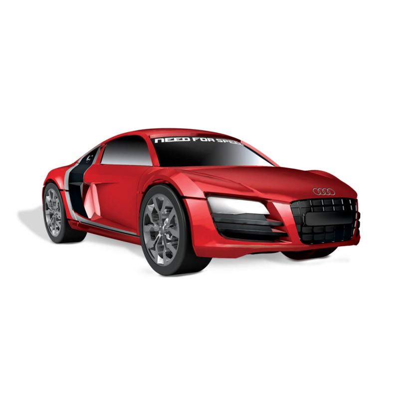 MEGA BLOKS 95772 non  AUDI R8 tỷ lệ 1:55 bộ đồ chơi xếp lắp ráp ghép mô hình Need For Speed NEED FOR SPEED AUDI R8 18 khối