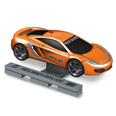 MEGA BLOKS 95776 non  MCLAREN MP4-12C tỷ lệ 1:55 bộ đồ chơi xếp lắp ráp ghép mô hình Need For Speed NEED FOR SPEED MCLAREN MP4-12C 18 khối