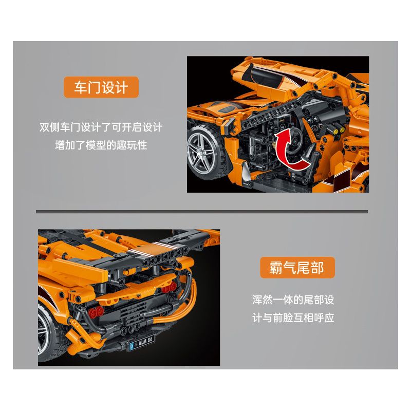 MorkModel 023011 Mork Model 023011 non  APOLLO. tỷ lệ 1:14 bộ đồ chơi xếp lắp ráp ghép mô hình  GUMPERT APOLLO Kỹ Thuật Công Nghệ Cao Mô Hình Phương Tiện 1397 khối