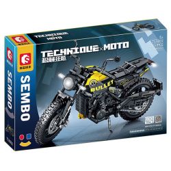 SEMBO WEKKI VIGGI 713002 non  TÍCH LŨY VŨ KHÍ TRANG BỊ XE MÁY BENA YOUSHI 500 tỷ lệ 1:7 bộ đồ chơi xếp lắp ráp ghép mô hình  Kỹ Thuật Công Nghệ Cao Mô Hình Phương Tiện 773 khối