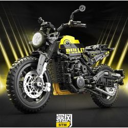 SEMBO WEKKI VIGGI 713002 non  TÍCH LŨY VŨ KHÍ TRANG BỊ XE MÁY BENA YOUSHI 500 tỷ lệ 1:7 bộ đồ chơi xếp lắp ráp ghép mô hình  Kỹ Thuật Công Nghệ Cao Mô Hình Phương Tiện 773 khối