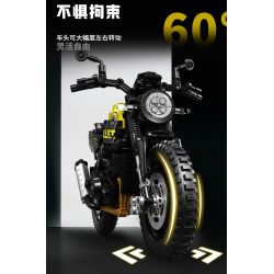 SEMBO WEKKI VIGGI 713002 non  TÍCH LŨY VŨ KHÍ TRANG BỊ XE MÁY BENA YOUSHI 500 tỷ lệ 1:7 bộ đồ chơi xếp lắp ráp ghép mô hình  Kỹ Thuật Công Nghệ Cao Mô Hình Phương Tiện 773 khối