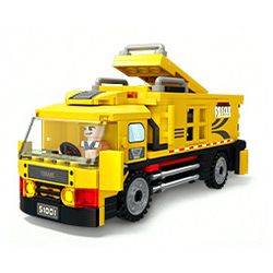 JIESTAR 51001 non  CHỞ HÀNG bộ đồ chơi xếp lắp ráp ghép mô hình City CARGO Thành Phố 247 khối