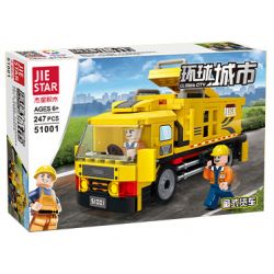 JIESTAR 51001 non  CHỞ HÀNG bộ đồ chơi xếp lắp ráp ghép mô hình City CARGO Thành Phố 247 khối