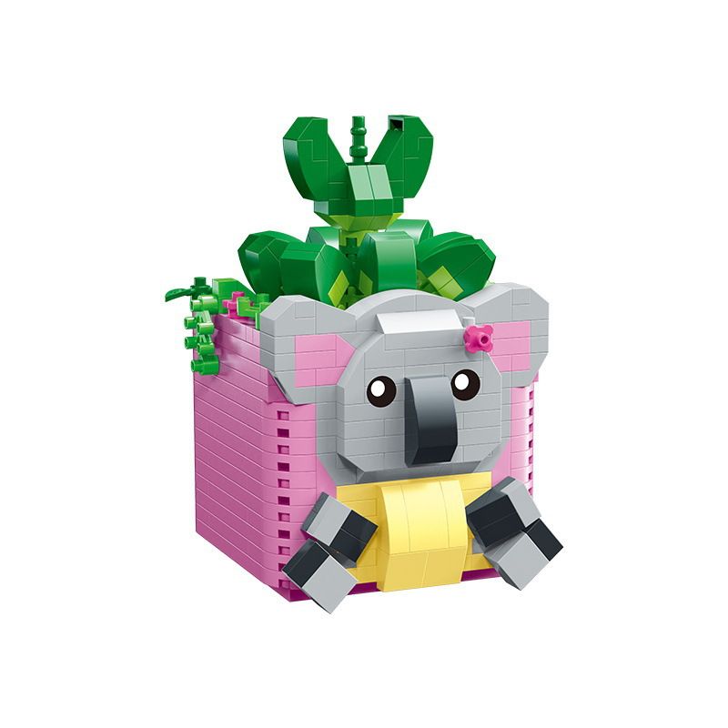 MOYU BLOCK MY97040 97040 non Lego KORA DEER. bộ đồ chơi xếp lắp ráp ghép mô hình Arts & Crafts SUCCULENT PLANTS 490 khối