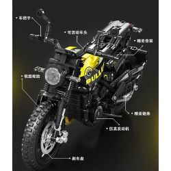 SEMBO WEKKI VIGGI 713002 non  TÍCH LŨY VŨ KHÍ TRANG BỊ XE MÁY BENA YOUSHI 500 tỷ lệ 1:7 bộ đồ chơi xếp lắp ráp ghép mô hình  Kỹ Thuật Công Nghệ Cao Mô Hình Phương Tiện 773 khối