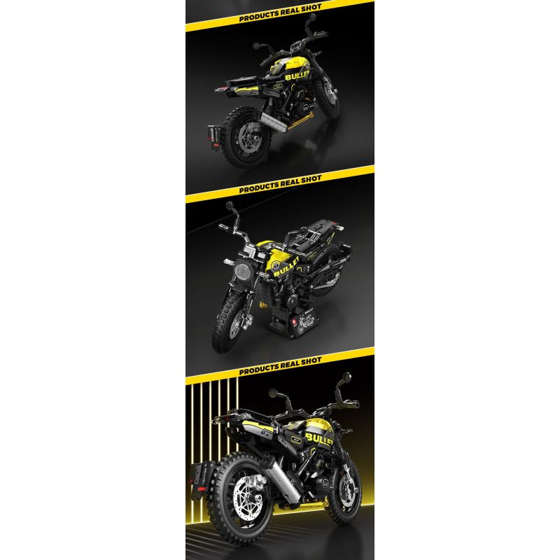 SEMBO WEKKI VIGGI 713002 non  TÍCH LŨY VŨ KHÍ TRANG BỊ XE MÁY BENA YOUSHI 500 tỷ lệ 1:7 bộ đồ chơi xếp lắp ráp ghép mô hình  Kỹ Thuật Công Nghệ Cao Mô Hình Phương Tiện 773 khối