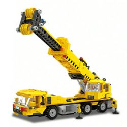 JIESTAR 51000 non  CẦN CẨU XÂY DỰNG bộ đồ chơi xếp lắp ráp ghép mô hình City CONSTRUCTION CRANE Thành Phố 683 khối