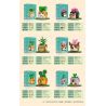 MOYU BLOCK MY97035 97035 non  HAMSTER AIR INFO. bộ đồ chơi xếp lắp ráp ghép mô hình Arts & Crafts SUCCULENT PLANTS 664 khối