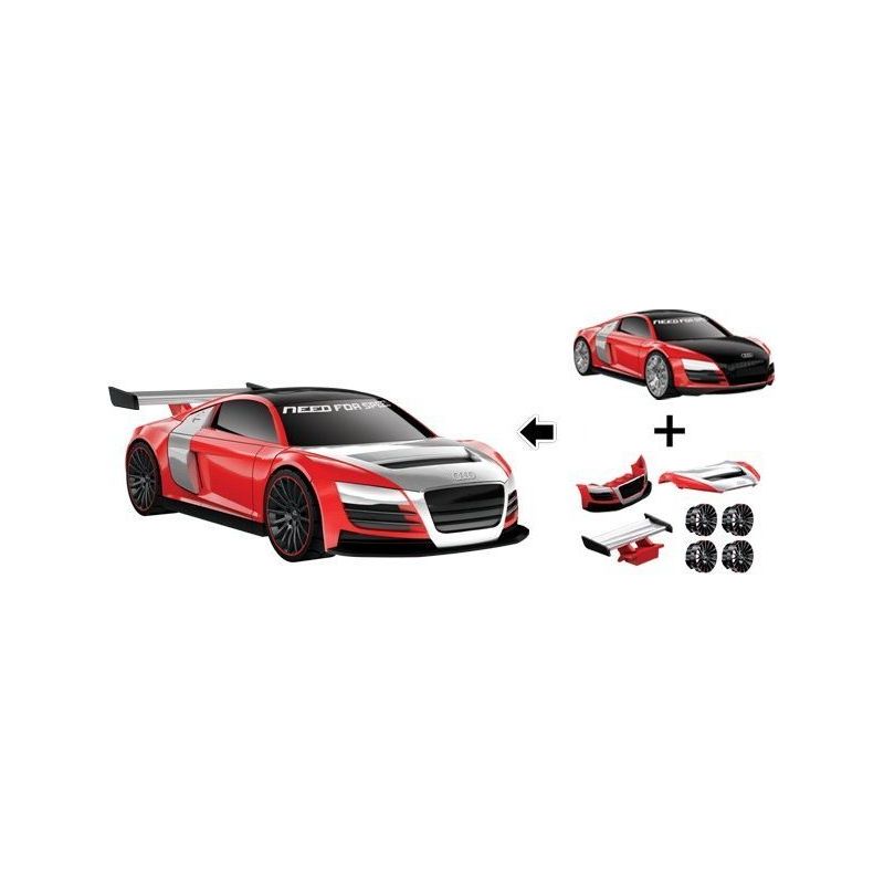 MEGA BLOKS 95720 non  NHÀ ĐỂ XE SỬA ĐỔI AUDI R8 bộ đồ chơi xếp lắp ráp ghép mô hình Need For Speed NEED FOR SPEED CUSTOM GARAGE 337 khối