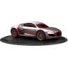 MEGA BLOKS 95701 non  AUDI R8 tỷ lệ 1:55 bộ đồ chơi xếp lắp ráp ghép mô hình Need For Speed NEED FOR SPEED AUDI R8 14 khối
