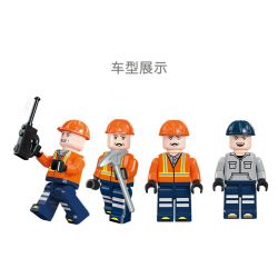 JIESTAR 21036 non  XE TẢI PHÁ HỦY bộ đồ chơi xếp lắp ráp ghép mô hình City TRUCK Thành Phố 405 khối