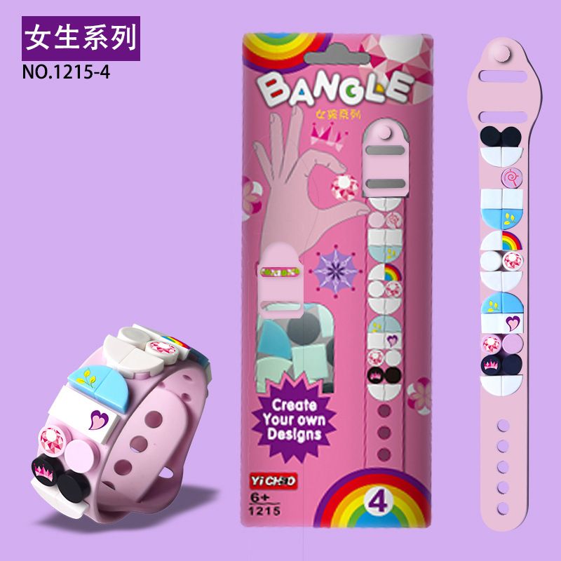 YICHAO 1215 non  VÒNG TAY DIY bộ đồ chơi xếp lắp ráp ghép mô hình Miscellaneous Lung Tung YICHAO 1215 non  VÒNG TAY DIY bộ đồ chơi xếp lắp ráp ghép mô hình Miscellaneous Lung Tung