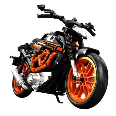 SEMBO WEKKI VIGGI 713001 non  MÁY TÍCH LŨY XE KTNN250 DUKE tỷ lệ 1:7 bộ đồ chơi xếp lắp ráp ghép mô hình  Kỹ Thuật Công Nghệ Cao Mô Hình Phương Tiện 731 khối