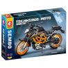 SEMBO WEKKI VIGGI 713001 non  MÁY TÍCH LŨY XE KTNN250 DUKE tỷ lệ 1:7 bộ đồ chơi xếp lắp ráp ghép mô hình  Kỹ Thuật Công Nghệ Cao Mô Hình Phương Tiện 731 khối
