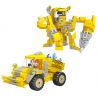 JIESTAR 21035 non  MÁY THU HOẠCH PHA LÊ bộ đồ chơi xếp lắp ráp ghép mô hình City TRUCK Thành Phố 400 khối