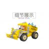 JIESTAR 21035 non  MÁY THU HOẠCH PHA LÊ bộ đồ chơi xếp lắp ráp ghép mô hình City TRUCK Thành Phố 400 khối