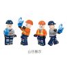 JIESTAR 21035 non  MÁY THU HOẠCH PHA LÊ bộ đồ chơi xếp lắp ráp ghép mô hình City TRUCK Thành Phố 400 khối