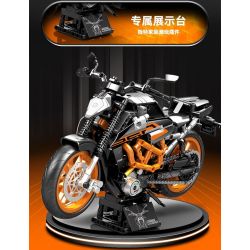 SEMBO WEKKI VIGGI 713001 non  MÁY TÍCH LŨY XE KTNN250 DUKE tỷ lệ 1:7 bộ đồ chơi xếp lắp ráp ghép mô hình  Kỹ Thuật Công Nghệ Cao Mô Hình Phương Tiện 731 khối