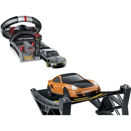 MEGA BLOKS 95716 non  BỘ TRUYỀN VÔ LĂNG PORSCHE 911 TURBO bộ đồ chơi xếp lắp ráp ghép mô hình Need For Speed NEED FOR SPEED PORSCHE 911 TURBO WHEEL LAUNCHER 36 khối