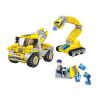 JIESTAR 21034 non  MÁY TRỘN PHA LÊ bộ đồ chơi xếp lắp ráp ghép mô hình City TRUCK Thành Phố 314 khối