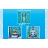 BEAUTY AND 13002 non  LÂU ĐÀI BĂNG bộ đồ chơi xếp lắp ráp ghép mô hình Frozen PRINCESS ICE CASTLE Nữ Hoàng Băng Giá 2247 khối