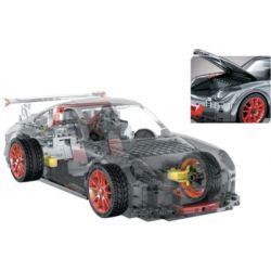 MEGA BLOKS 95722 non  PORSCHE GT3 tỷ lệ 1:14 bộ đồ chơi xếp lắp ráp ghép mô hình Need For Speed NEED FOR SPEED PORSCHE GT3 640 khối