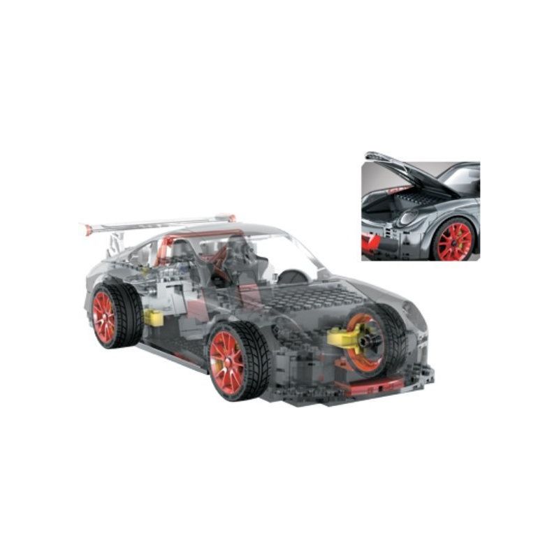 MEGA BLOKS 95722 non  PORSCHE GT3 tỷ lệ 1:14 bộ đồ chơi xếp lắp ráp ghép mô hình Need For Speed NEED FOR SPEED PORSCHE GT3 640 khối