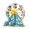 JUHANG TECHNOLOGY 81001 non  FERRIS WHEEL THUYỀN CƯỚP BIỂN XE BỘI bộ đồ chơi xếp lắp ráp ghép mô hình Creator 3 In 1 Sáng Tạo Với 3 Mẫu 1166 khối