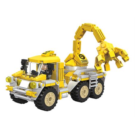 JIESTAR 21033 non  XE KỸ THUẬT THẬP THÔNG TIN bộ đồ chơi xếp lắp ráp ghép mô hình City TRUCK Thành Phố 300 khối