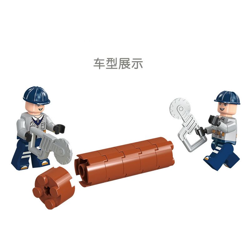 JIESTAR 21033 non  XE KỸ THUẬT THẬP THÔNG TIN bộ đồ chơi xếp lắp ráp ghép mô hình City TRUCK Thành Phố 300 khối