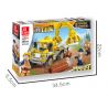 JIESTAR 21033 non  XE KỸ THUẬT THẬP THÔNG TIN bộ đồ chơi xếp lắp ráp ghép mô hình City TRUCK Thành Phố 300 khối