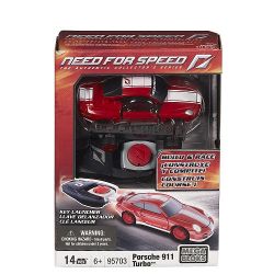 MEGA BLOKS 95703 non  PORSCHE 911 TURBO tỷ lệ 1:55 bộ đồ chơi xếp lắp ráp ghép mô hình Need For Speed NEED FOR SPEED PORSCHE 911 TURBO 14 khối