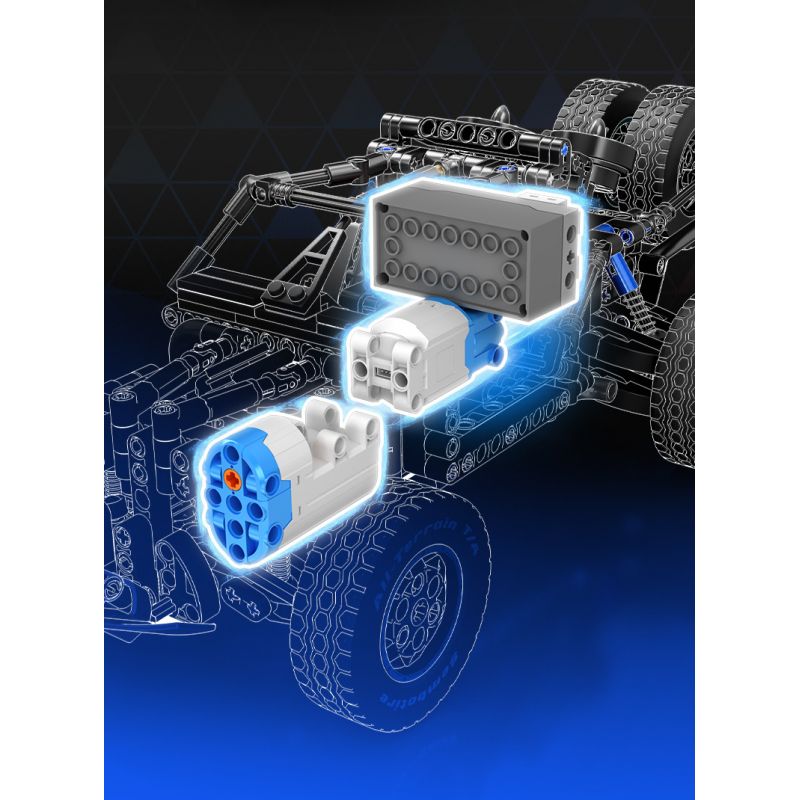 SEMBO WEKKI VIGGI 715006 non  TÍCH LŨY CRAZY BIAO XE BÁN TẢI CHINH PHỤC VOLT tỷ lệ 1:14 bộ đồ chơi xếp lắp ráp ghép mô hình  Kỹ Thuật Công Nghệ Cao Mô Hình Phương Tiện 1341 khối