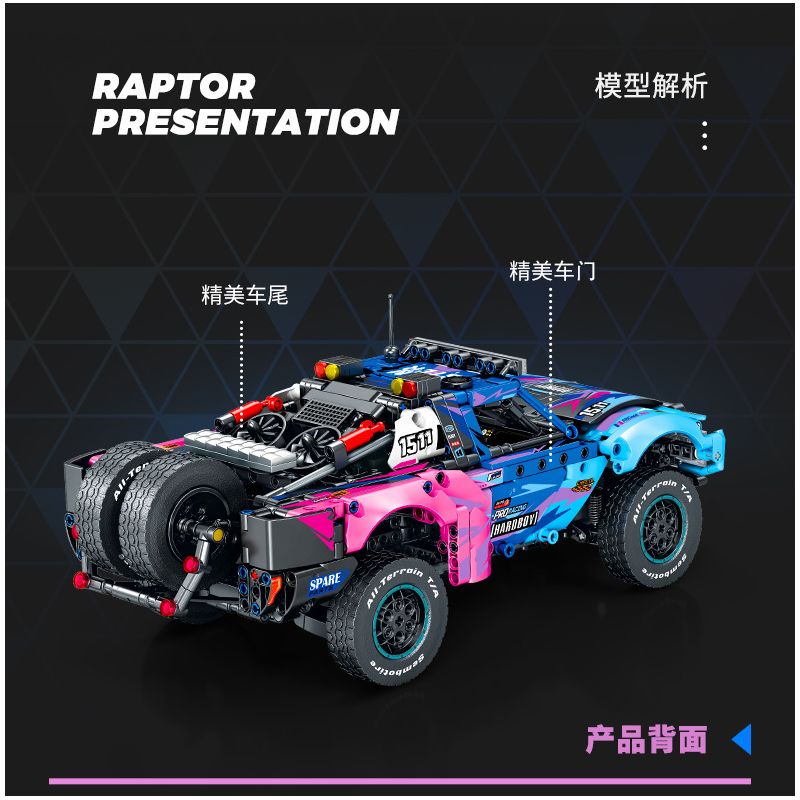 SEMBO WEKKI VIGGI 715006 non  TÍCH LŨY CRAZY BIAO XE BÁN TẢI CHINH PHỤC VOLT tỷ lệ 1:14 bộ đồ chơi xếp lắp ráp ghép mô hình  Kỹ Thuật Công Nghệ Cao Mô Hình Phương Tiện 1341 khối