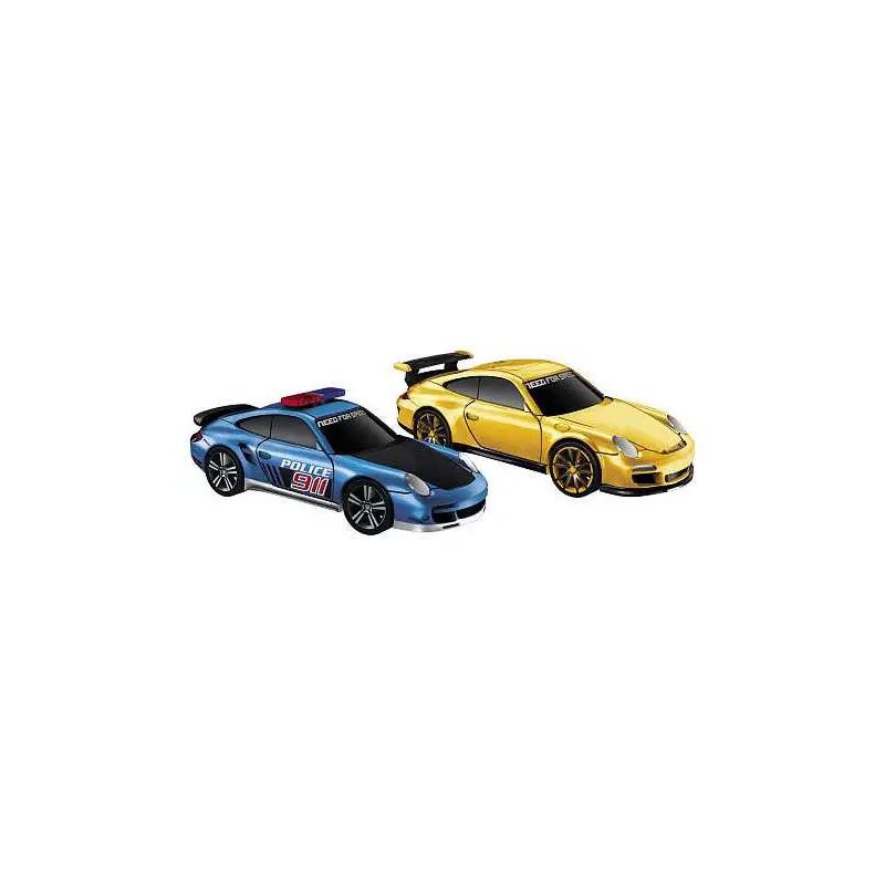 MEGA BLOKS 95749 non  PORSCHE 911 TURBO VÀ GT3 tỷ lệ 1:55 bộ đồ chơi xếp lắp ráp ghép mô hình Need For Speed NEED FOR SPEED PORSCHE 911 TURBO VS. GT3 32 khối