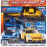 MEGA BLOKS 95749 non  PORSCHE 911 TURBO VÀ GT3 tỷ lệ 1:55 bộ đồ chơi xếp lắp ráp ghép mô hình Need For Speed NEED FOR SPEED PORSCHE 911 TURBO VS. GT3 32 khối