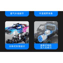 SEMBO WEKKI VIGGI 715006 non  TÍCH LŨY CRAZY BIAO XE BÁN TẢI CHINH PHỤC VOLT tỷ lệ 1:14 bộ đồ chơi xếp lắp ráp ghép mô hình  Kỹ Thuật Công Nghệ Cao Mô Hình Phương Tiện 1341 khối