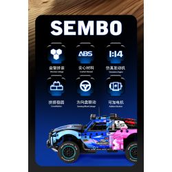 SEMBO WEKKI VIGGI 715006 non  TÍCH LŨY CRAZY BIAO XE BÁN TẢI CHINH PHỤC VOLT tỷ lệ 1:14 bộ đồ chơi xếp lắp ráp ghép mô hình  Kỹ Thuật Công Nghệ Cao Mô Hình Phương Tiện 1341 khối