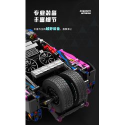 SEMBO WEKKI VIGGI 715006 non  TÍCH LŨY CRAZY BIAO XE BÁN TẢI CHINH PHỤC VOLT tỷ lệ 1:14 bộ đồ chơi xếp lắp ráp ghép mô hình  Kỹ Thuật Công Nghệ Cao Mô Hình Phương Tiện 1341 khối