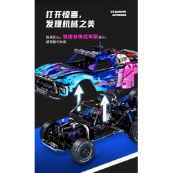 SEMBO WEKKI VIGGI 715006 non  TÍCH LŨY CRAZY BIAO XE BÁN TẢI CHINH PHỤC VOLT tỷ lệ 1:14 bộ đồ chơi xếp lắp ráp ghép mô hình  Kỹ Thuật Công Nghệ Cao Mô Hình Phương Tiện 1341 khối