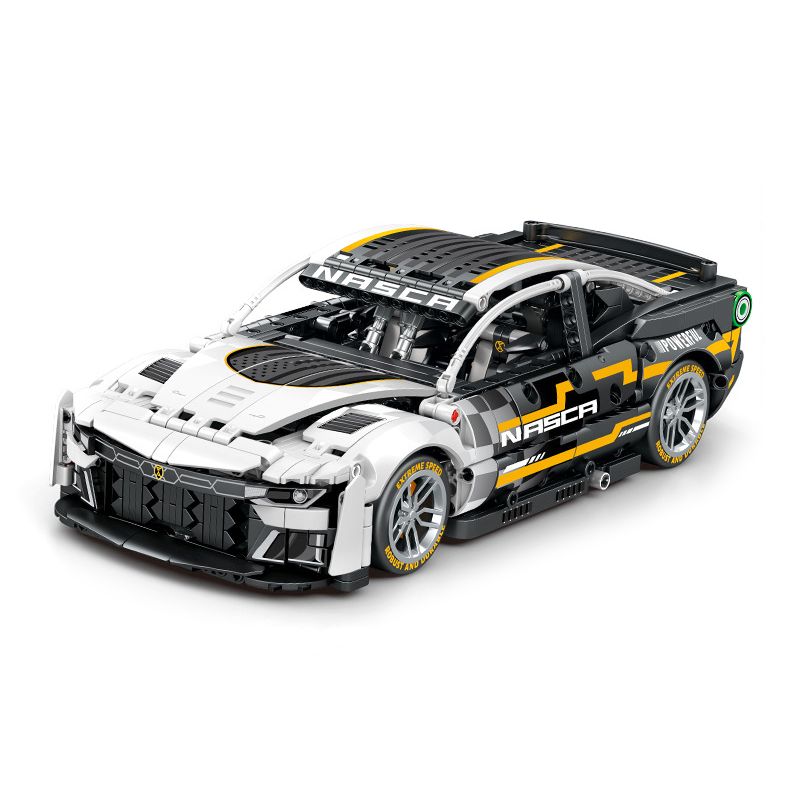 SEMBO WEKKI VIGGI 715005 non  TRANG BỊ XE THỂ THAO CHEVROLET CAMARO tỷ lệ 1:14 bộ đồ chơi xếp lắp ráp ghép mô hình  Kỹ Thuật Công Nghệ Cao Mô Hình Phương Tiện 1531 khối