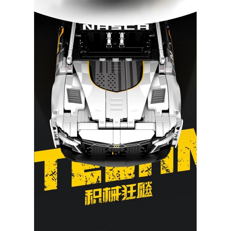 SEMBO WEKKI VIGGI 715005 non  TRANG BỊ XE THỂ THAO CHEVROLET CAMARO tỷ lệ 1:14 bộ đồ chơi xếp lắp ráp ghép mô hình  Kỹ Thuật Công Nghệ Cao Mô Hình Phương Tiện 1531 khối