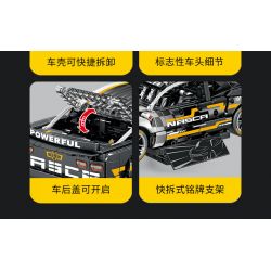 SEMBO WEKKI VIGGI 715005 non  TRANG BỊ XE THỂ THAO CHEVROLET CAMARO tỷ lệ 1:14 bộ đồ chơi xếp lắp ráp ghép mô hình  Kỹ Thuật Công Nghệ Cao Mô Hình Phương Tiện 1531 khối