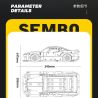 SEMBO WEKKI VIGGI 715005 non  TRANG BỊ XE THỂ THAO CHEVROLET CAMARO tỷ lệ 1:14 bộ đồ chơi xếp lắp ráp ghép mô hình  Kỹ Thuật Công Nghệ Cao Mô Hình Phương Tiện 1531 khối