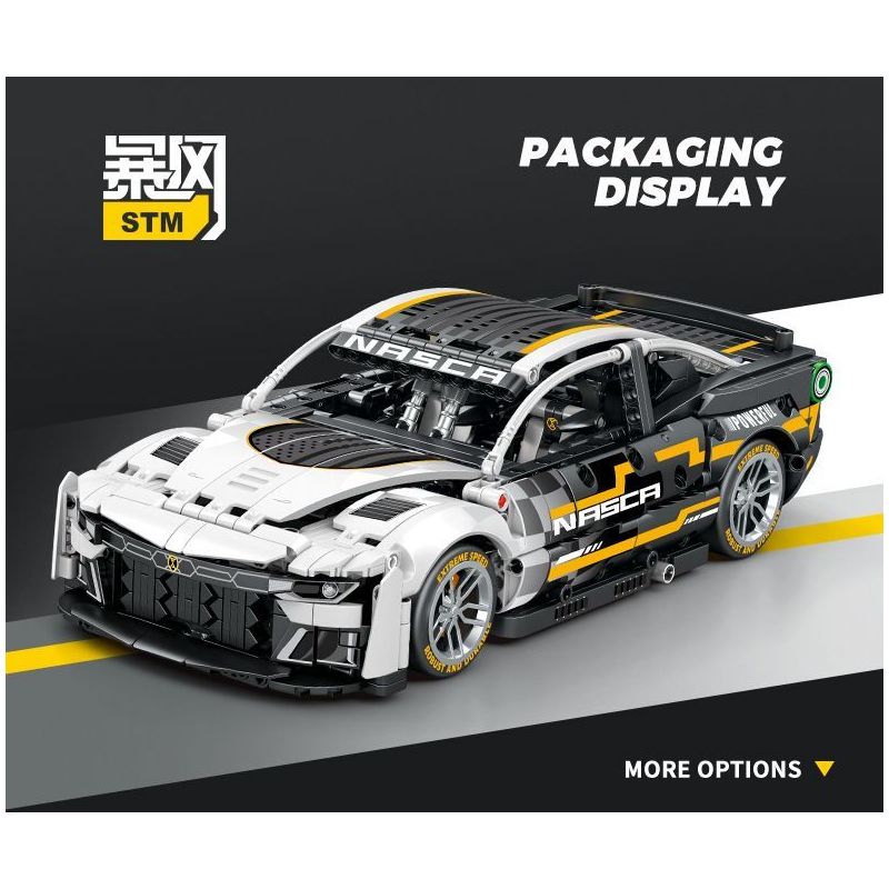 SEMBO WEKKI VIGGI 715005 non  TRANG BỊ XE THỂ THAO CHEVROLET CAMARO tỷ lệ 1:14 bộ đồ chơi xếp lắp ráp ghép mô hình  Kỹ Thuật Công Nghệ Cao Mô Hình Phương Tiện 1531 khối