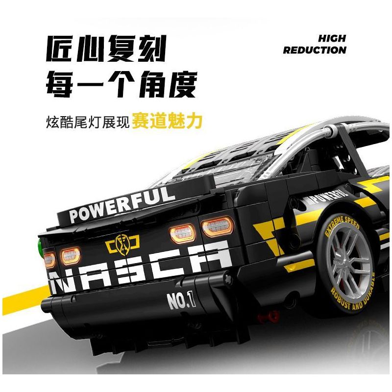 SEMBO WEKKI VIGGI 715005 non  TRANG BỊ XE THỂ THAO CHEVROLET CAMARO tỷ lệ 1:14 bộ đồ chơi xếp lắp ráp ghép mô hình  Kỹ Thuật Công Nghệ Cao Mô Hình Phương Tiện 1531 khối