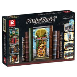 REOBRIX 66029 non  GIÁ SÁCH CHẾ ĐỘ XEM PHỐ NINJA WORLD bộ đồ chơi xếp lắp ráp ghép mô hình Modular Buildings Mô Hình Nhà Cửa 3086 khối