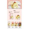 JAKI JK5627 5627 non  TRỨNG CUỘN THỤY SĨ bộ đồ chơi xếp lắp ráp ghép mô hình THE GOURMET JOURNAL SWISS ROLL